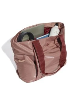 ADIDAS Yoga Tote Bag - Stylish Warm Clay & Preloved Ruby Studio Carry-All -The Sports Edit Store adidas yoga tote bag clay ruby jg5778 4
