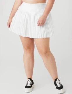 Grand Slam Tennis Skort - White 12 Grand Slam Tennis Skort - White -The Sports Edit Store alo yoga grand slam tennis skirt white W6289R 5