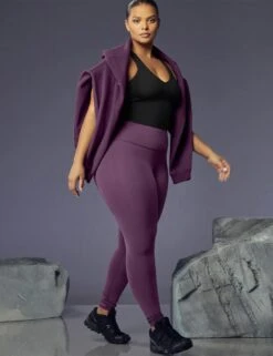 High Waisted Airbrush Legging - Dark Plum 11 High Waisted Airbrush Legging - Dark Plum -The Sports Edit Store alo yoga high waisted airbrush legging dark plum W5473R 2