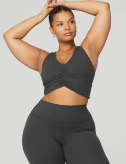 Wild Thing Bra - Anthracite 12 Wild Thing Bra - Anthracite -The Sports Edit Store alo yoga wild thing bra anthracite W9327R 4