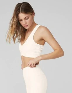 Wild Thing Bra - Ivory 10 Wild Thing Bra - Ivory -The Sports Edit Store alo yoga wild thing bra ivory W9327R 8
