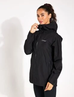 Berghaus Deluge Pro 3.0 Waterproof Jacket - Jet Black -The Sports Edit Store berghaus deluge pro 3 0 waterproof jacket jet black 4 a001484 bp6 3