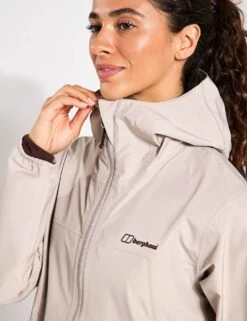 Berghaus Deluge Pro 3.0 Waterproof Jacket - Taupe -The Sports Edit Store berghaus deluge pro 3 0 waterproof jacket taupe 4 a001484 td3 3