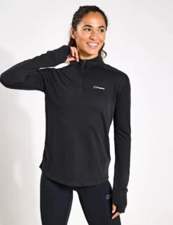 Berghaus Ivyhill Half Zip - Jet Black