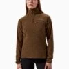 Berghaus Prism 2.0 Micro Half Zip Fleece - Bark Brown -The Sports Edit Store berghaus prism 2 0 micro half zip fleece bark brown 4 a000967 bc7 1