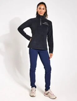 Berghaus Prism 2.0 Micro Half Zip Fleece - Jet Black -The Sports Edit Store berghaus prism 2 0 micro half zip fleece jet black 4 a000967 bp6 4