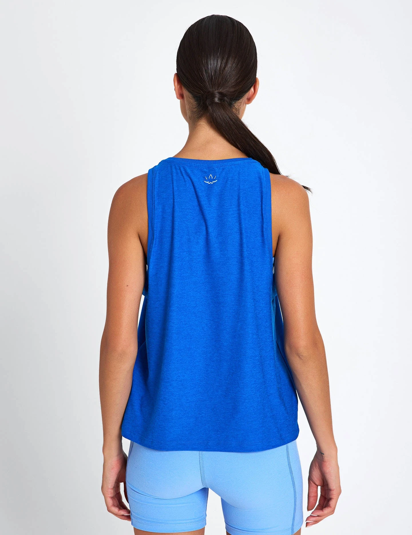 Beyond Yoga Featherweight Rebalance Tank - Court Blue Heather 4 Beyond Yoga Featherweight Rebalance Tank - Court Blue Heather - Image 2