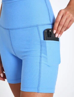 Beyond Yoga Spacedye Keep Pace 5" Pocket Short - Flower Blue Heather -The Sports Edit Store beyond yoga Spacedye Keep Pace 5 Pocket Short Flower Blue SD5142 FLBLHS 0021