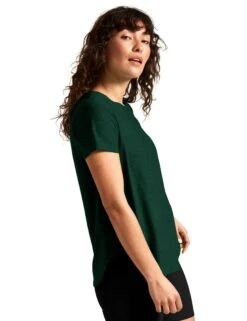 Beyond Yoga Featherweight On The Down Low Tee - Dark Spruce Green Heather 7 Beyond Yoga Featherweight On The Down Low Tee - Dark Spruce Green Heather -The Sports Edit Store beyond yoga featherweight on the down low tee dark spruce green heather lwsd7670 2