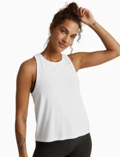 Beyond Yoga Featherweight Rebalance Tank - Cloud White