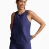 Beyond Yoga Featherweight Rebalance Tank - Eternal Blue Heather -The Sports Edit Store beyond yoga featherweight rebalance tank eternal blue lwsd4612 1