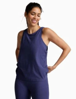 Beyond Yoga Featherweight Rebalance Tank - Eternal Blue Heather