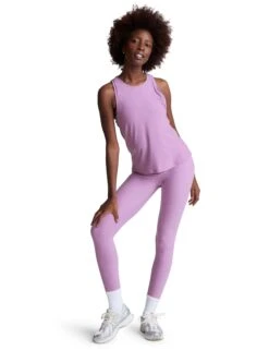Beyond Yoga Featherweight Rebalance Tank - Lilac Petal Heather -The Sports Edit Store beyond yoga featherweight rebalance tank lilac petal lwsd4612 2