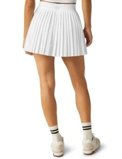 Beyond Yoga If You Pleats Mini Skirt - True White -The Sports Edit Store beyond yoga if you pleats mini skirt true white NN5152 TW 3