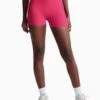 Beyond Yoga Spacedye Keep Pace 5" Biker Short - Vivid Pink Heather -The Sports Edit Store beyond yoga spacedye keep pace 5in biker short vivid pink sd5111 1