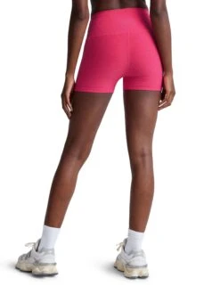 Beyond Yoga Spacedye Keep Pace 5" Biker Short - Vivid Pink Heather -The Sports Edit Store beyond yoga spacedye keep pace 5in biker short vivid pink sd5111 4