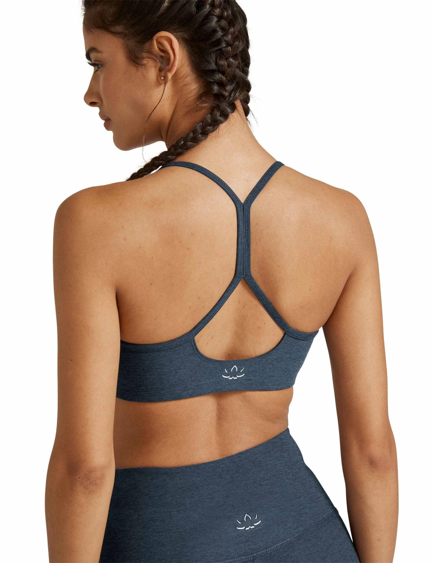 Beyond Yoga Spacedye Slim Racerback Bra - Nocturnal Navy 5 Beyond Yoga Spacedye Slim Racerback Bra - Nocturnal Navy - Image 3