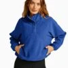Beyond Yoga Tranquility Pullover - Marine Blue -The Sports Edit Store beyond yoga tranquility pullover marine blue FL7888 1