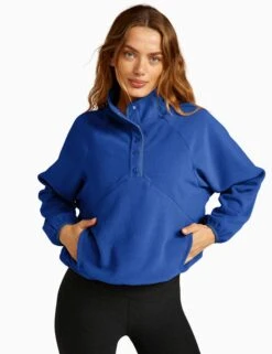 Beyond Yoga Tranquility Pullover - Marine Blue