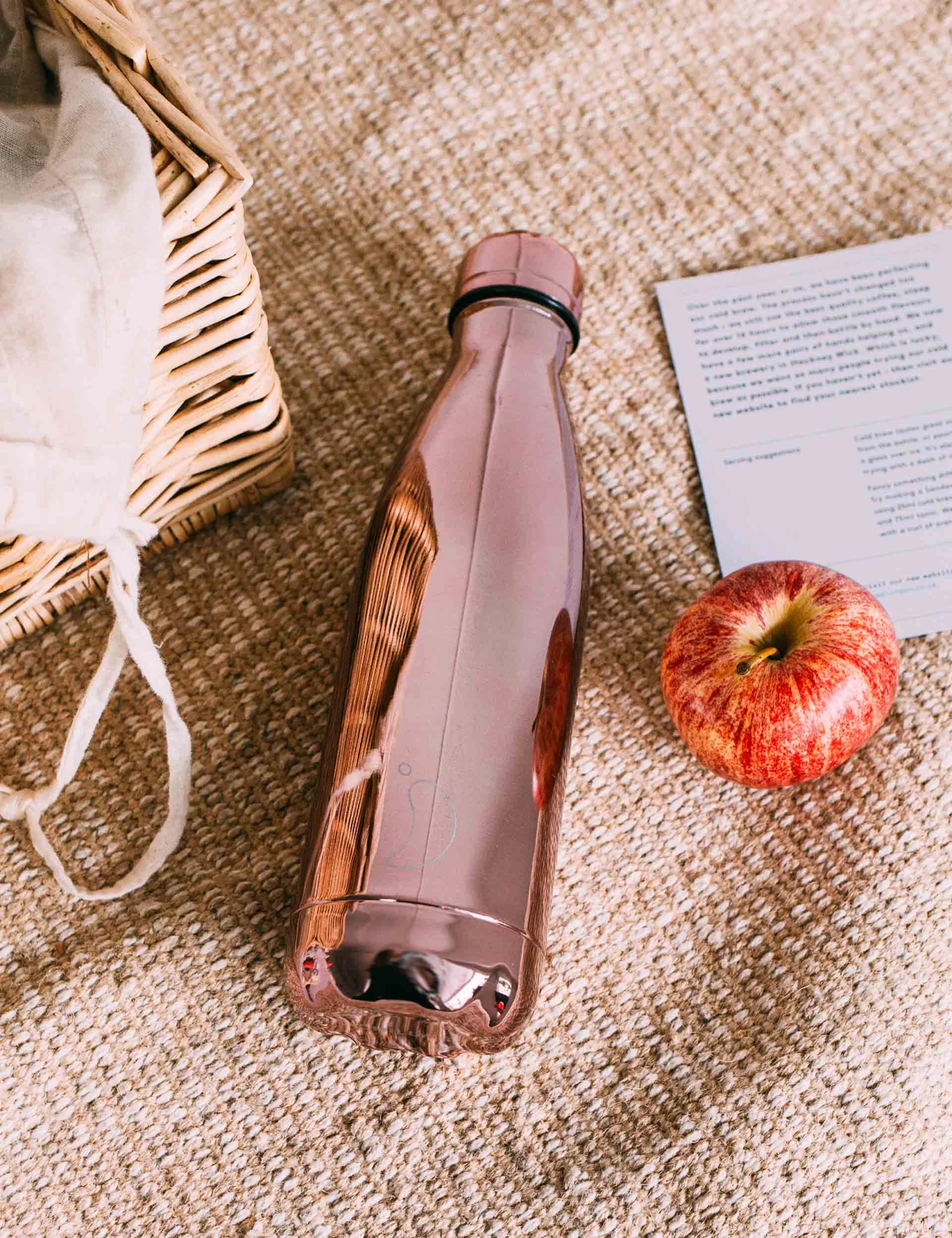 Chilly's Chrome Rose Gold Series Water Bottle - 500ml 4 Chilly's Chrome Rose Gold Series Water Bottle - 500ml - Image 2