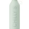 Chilly's Series 2 Flip 1000ml Water Bottle - Lichen -The Sports Edit Store chillys series 2 flip water bottle 1000ml lichen 1