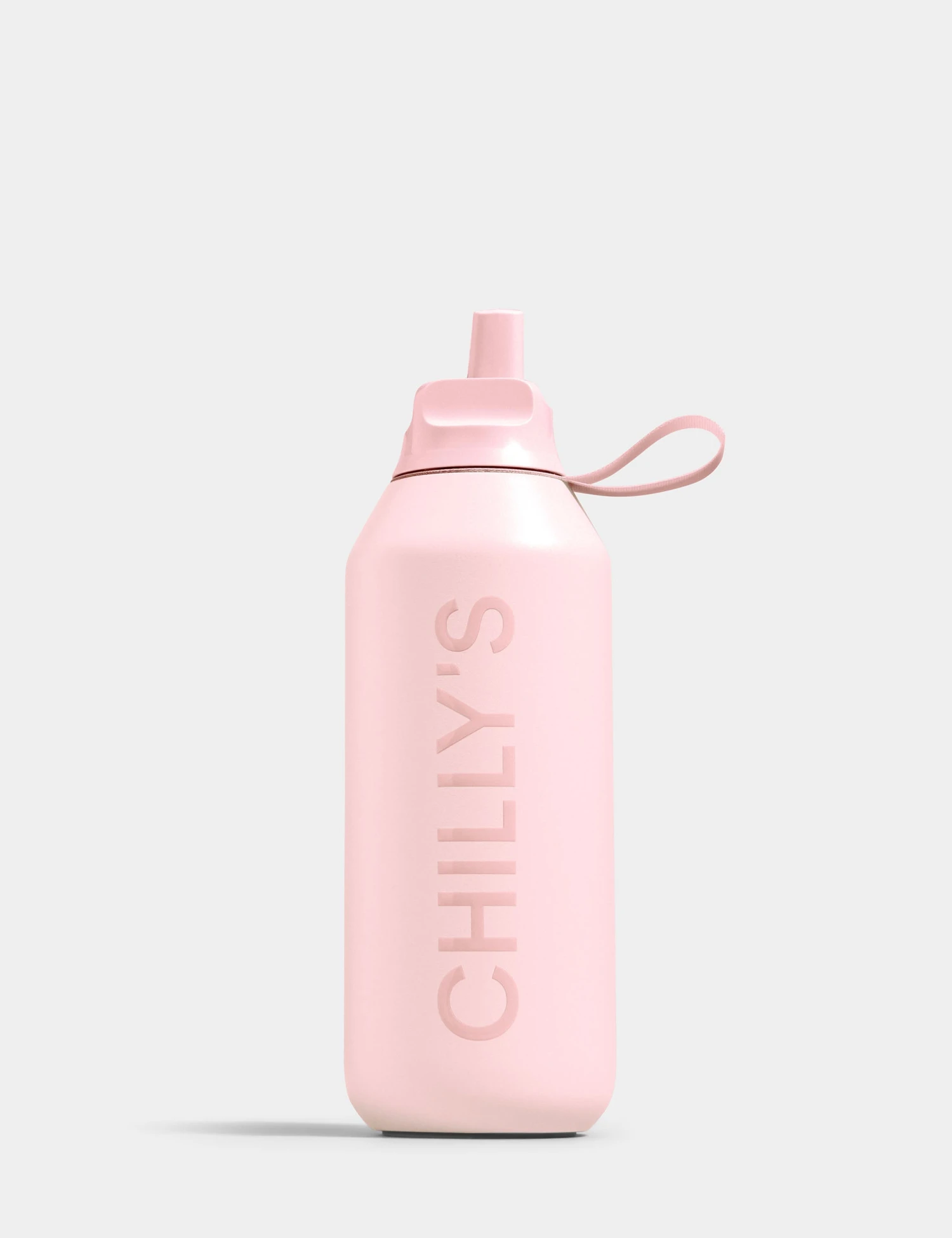 Chilly's Series 2 Flip Water Bottle 500ml - Blush 4 Chilly's Series 2 Flip Water Bottle 500ml - Blush - Image 2