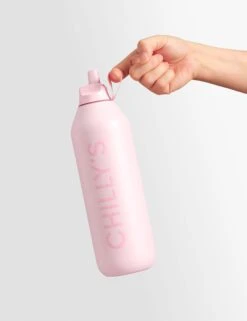 Chilly's Series 2 Flip Water Bottle 500ml - Blush 16 Chilly's Series 2 Flip Water Bottle 500ml - Blush -The Sports Edit Store chillys series 2 flip water bottle blush 500ml 2 3