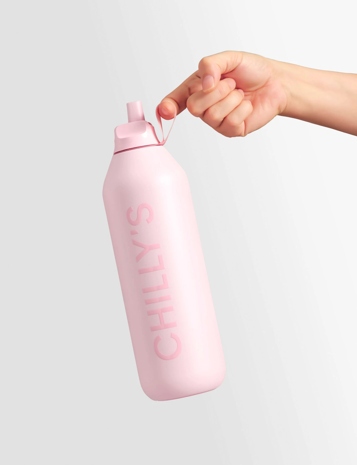 Chilly's Series 2 Flip Water Bottle 500ml - Blush 9 Chilly's Series 2 Flip Water Bottle 500ml - Blush - Image 7