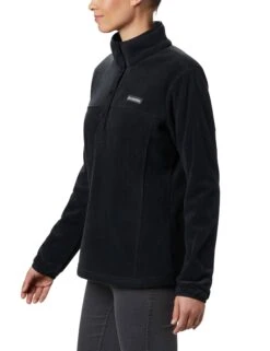 Columbia Benton Springs Half Snap Pullover - Black 8 Columbia Benton Springs Half Snap Pullover - Black -The Sports Edit Store columbia benton springs half snap pullover black 1860991010 5