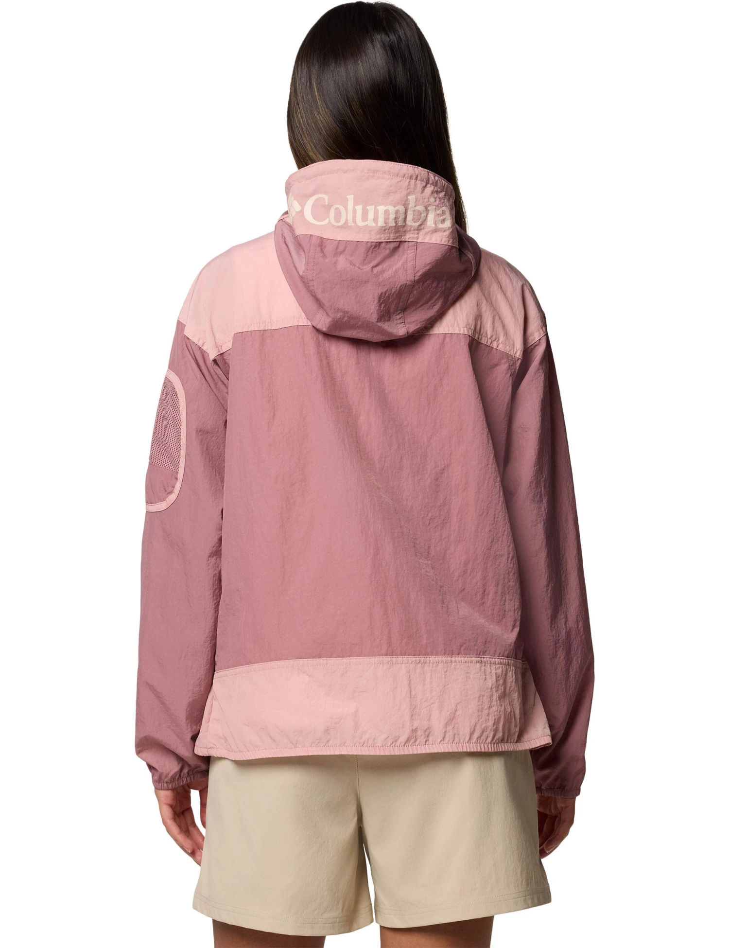 Columbia Challenger II Windbreaker - Fig/Eraser Pink 4 Columbia Challenger II Windbreaker - Fig/Eraser Pink - Image 2