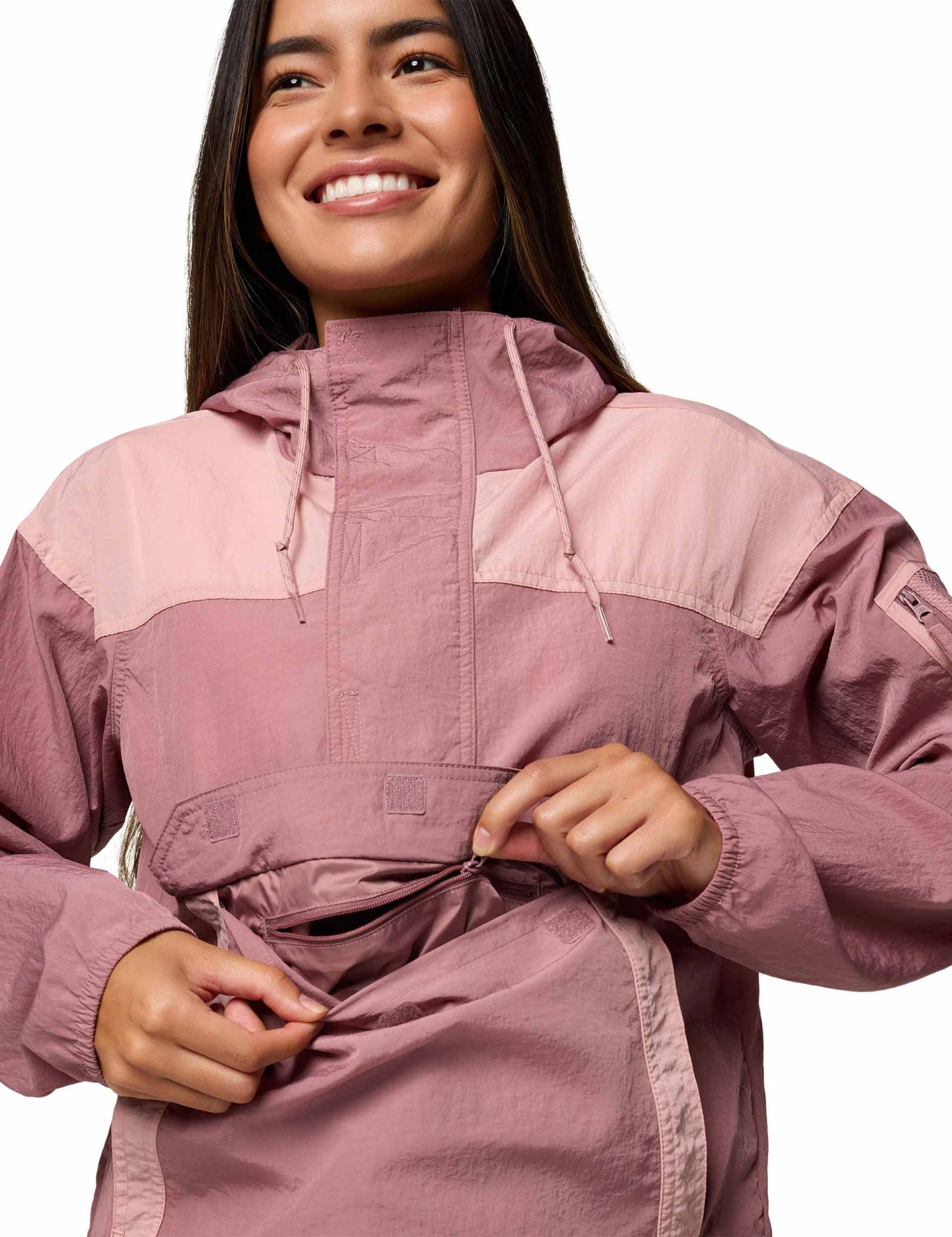 Columbia Challenger II Windbreaker - Fig/Eraser Pink 8 Columbia Challenger II Windbreaker - Fig/Eraser Pink - Image 6