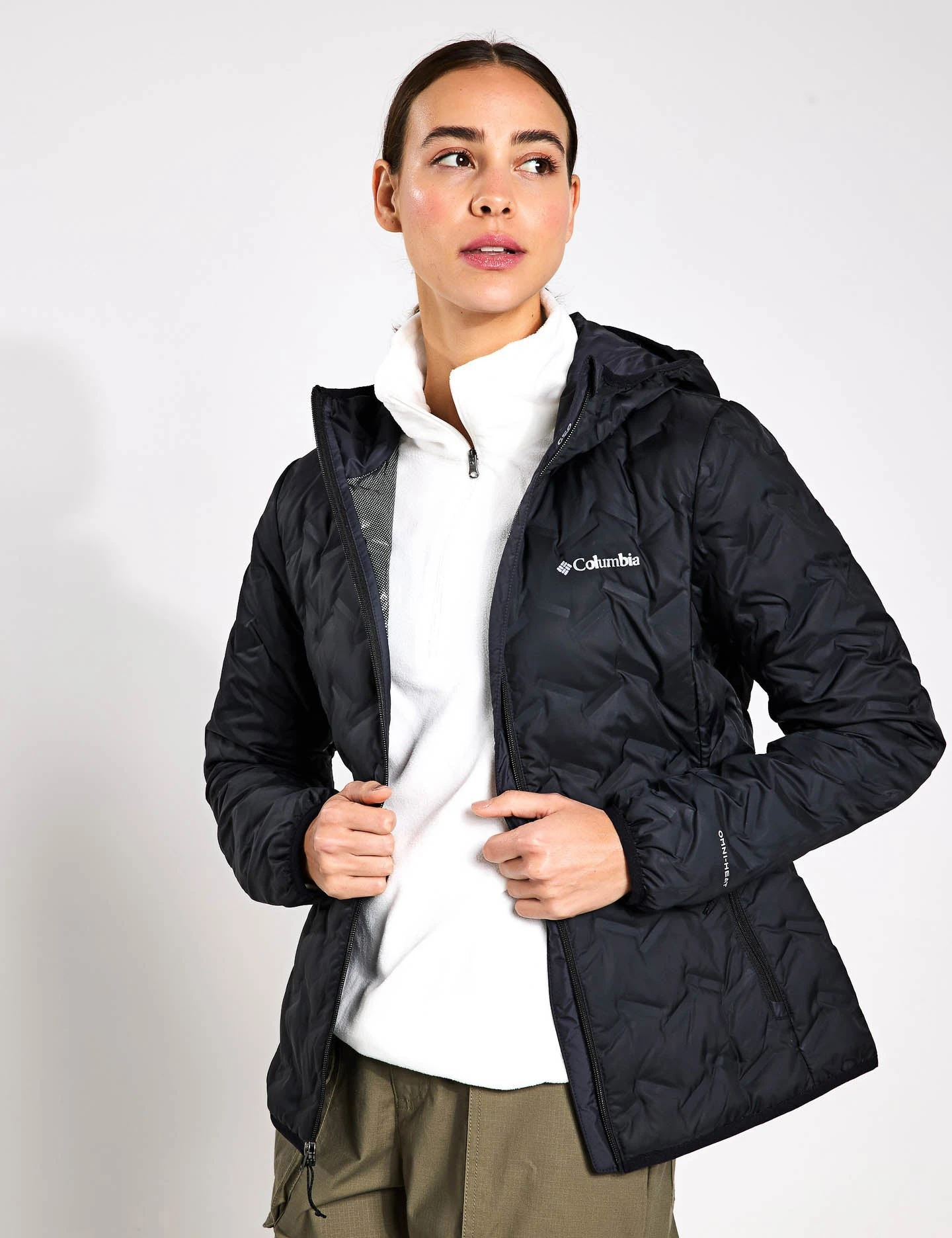 Columbia Delta Ridge II Down Hooded Jacket - Black 5 Columbia Delta Ridge II Down Hooded Jacket - Black - Image 3