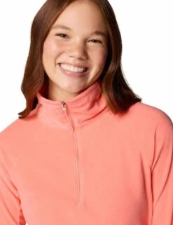 Columbia Glacial IV Half Zip Fleece - Alpenglow -The Sports Edit Store columbia glacial iv half zip fleece alpenglow 1802201685 3