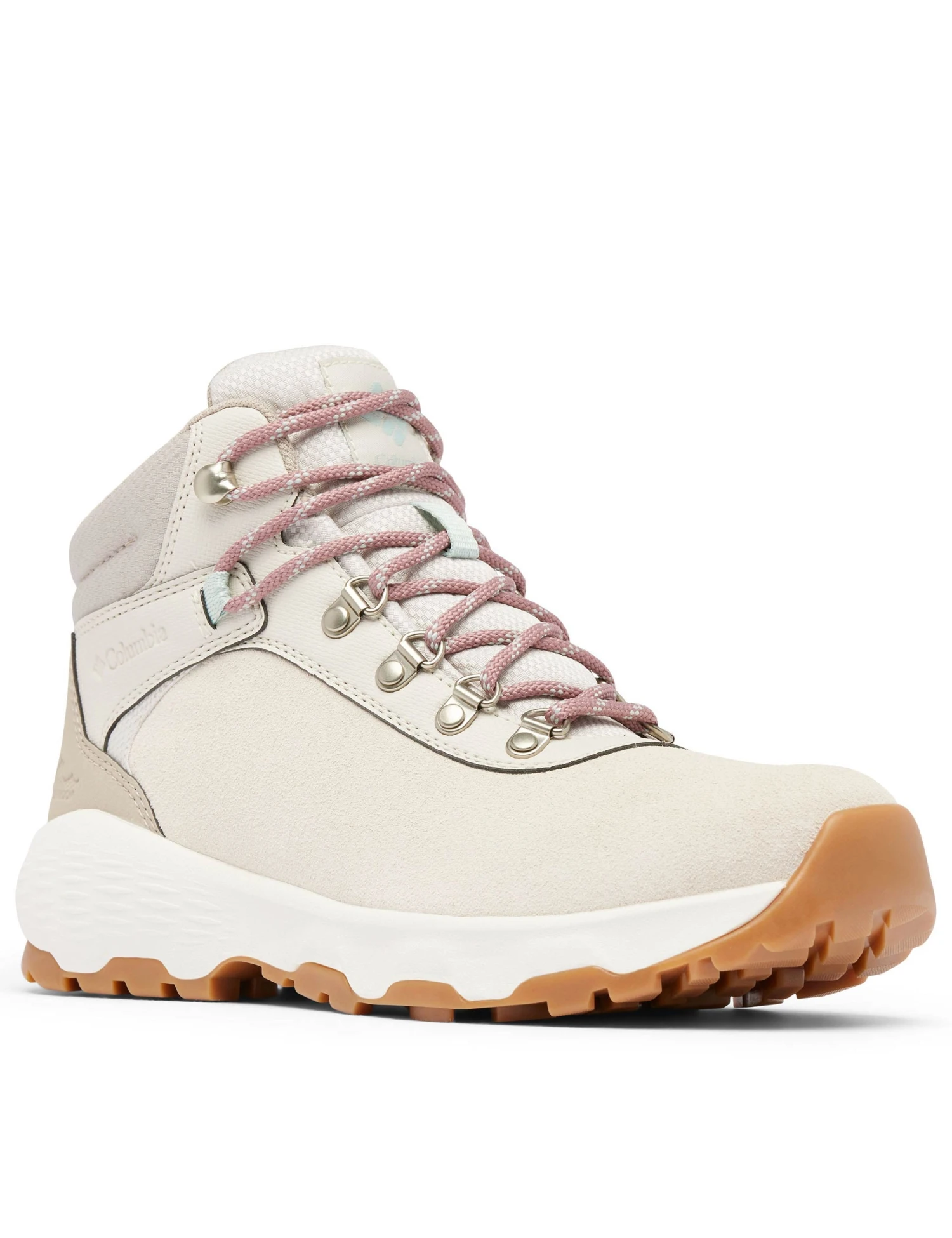 Columbia Newton Wander Waterproof Walking Boot - Cloud Grey/Cool Green 4 Columbia Newton Wander Waterproof Walking Boot - Cloud Grey/Cool Green - Image 2