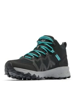 Columbia Peakfreak II Mid Outdry Hiking Shoe - Black/Teal -The Sports Edit Store columbia peakfreak ii mid outdry shoe black teal 2100091012 4