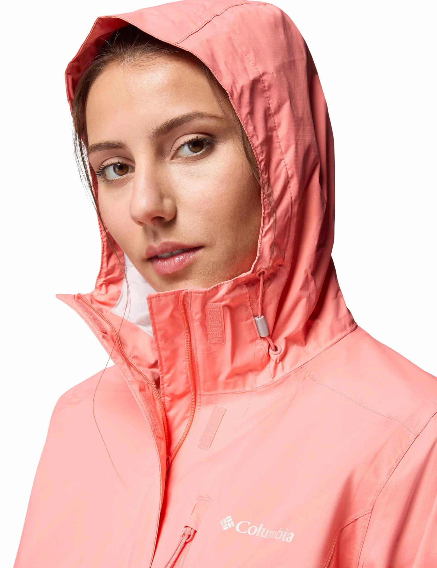 Columbia Pouring Adventure III Waterproof Hiking Jacket - Alpenglow 6 Columbia Pouring Adventure III Waterproof Hiking Jacket - Alpenglow - Image 4