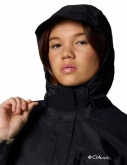 Columbia Pouring Adventure III Waterproof Hiking Jacket - Black -The Sports Edit Store columbia pouring adventure iii waterproof hiking jacket blue 2117191010 4