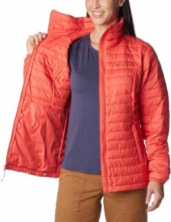 Columbia Silver Falls Packable Insulated Jacket - Juicy -The Sports Edit Store columbia silver falls packable insulated jacket juicy 2034864 608 6
