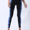 Sunset Legging - Onyx/Sapphire -The Sports Edit Store electric and rose sunset legging onyx sapphire 1
