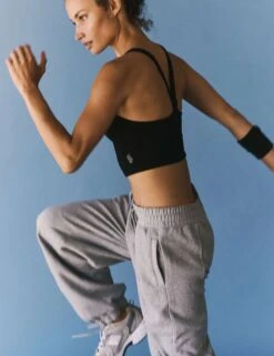 All Clear Cami Solid - Black -The Sports Edit Store free people movement all clear cami solid black ob1778542 0010 7