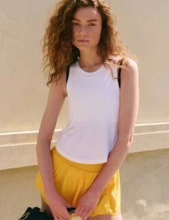 Comeback Tank - White -The Sports Edit Store free people movement comeback tank white ob1649280 1100 1