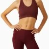 Free Throw Crop - Oxblood -The Sports Edit Store free people movement free throw crop oxblood OB916007 6132 1