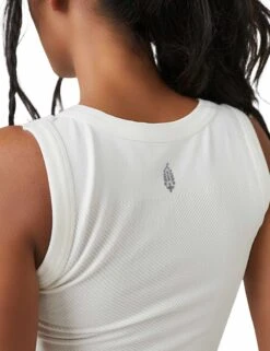 Free Throw Muscle Tank - White -The Sports Edit Store free people movement free throw muscle tank white OB1645044 1100 4
