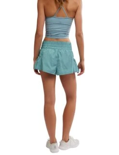 Get Your Flirt On Shorts - Eucalyptus -The Sports Edit Store free people movement get your flirt on shorts eucalyptus OB1211408 4103 3
