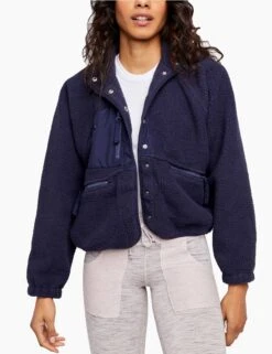 Hit The Slopes Fleece Jacket - Deepest Navy 12 Hit The Slopes Fleece Jacket - Deepest Navy -The Sports Edit Store free people movement hit the slopes fleece jacket deepest navy OB921410 5413 1