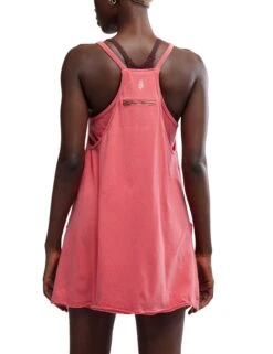 Hot Shot Mini Dress - Hibiscus 12 Hot Shot Mini Dress - Hibiscus -The Sports Edit Store free people movement hot shot mini dress hibiscus ob1895397 6203 3