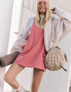 Hot Shot Mini Dress - Hibiscus 15 Hot Shot Mini Dress - Hibiscus -The Sports Edit Store free people movement hot shot mini dress hibiscus ob1895397 6203 7