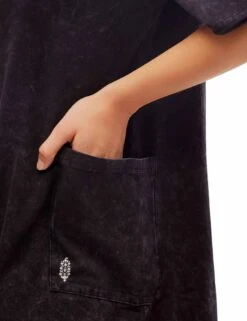 Hot Shot Tee Romper - Black -The Sports Edit Store free people movement hot shot tee romper black ob1960599 0010 6