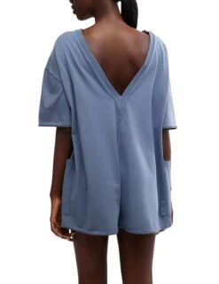 Hot Shot Tee Romper - Skyline 10 Hot Shot Tee Romper - Skyline -The Sports Edit Store free people movement hot shot tee romper skyline ob1960599 4712 3