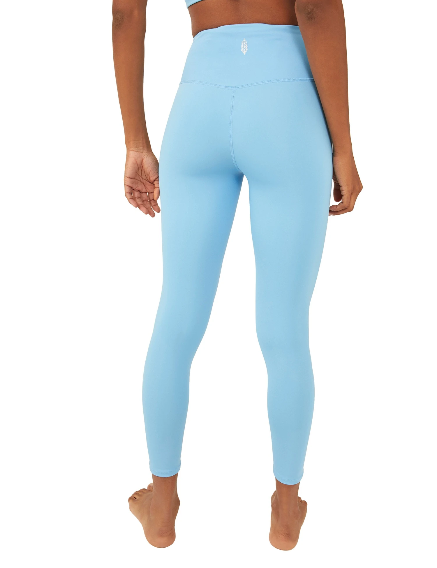 High Waisted 7/8 Wrap Lose Control Leggings - Alaskan Blue 4 High Waisted 7/8 Wrap Lose Control Leggings - Alaskan Blue - Image 2